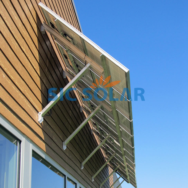 Xiamen Sic New Energy Technology Co., Ltd. - Montagesysteme - Solar Panel Wall Tilt Solution SIC-TM - Art. 5198