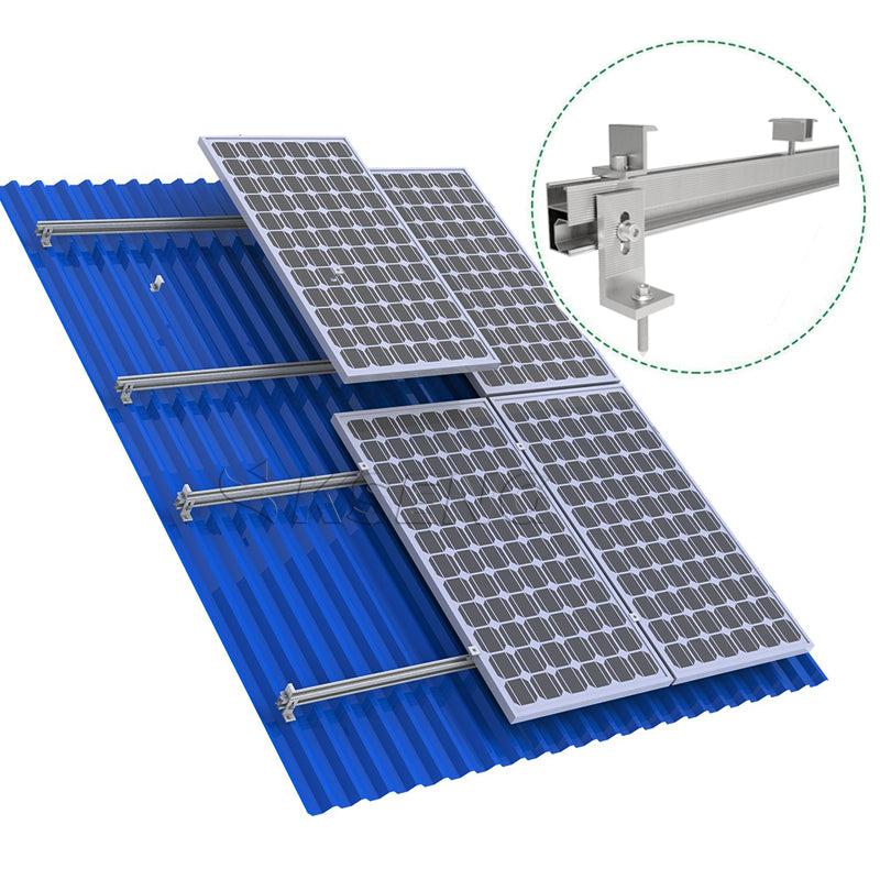 Xiamen Kseng Metal Tech Co., Ltd. - Montagesysteme - Solar Tin Roof Mounting System With Solar L Leet Solar Tin Roof Mounting System - Art. 7761