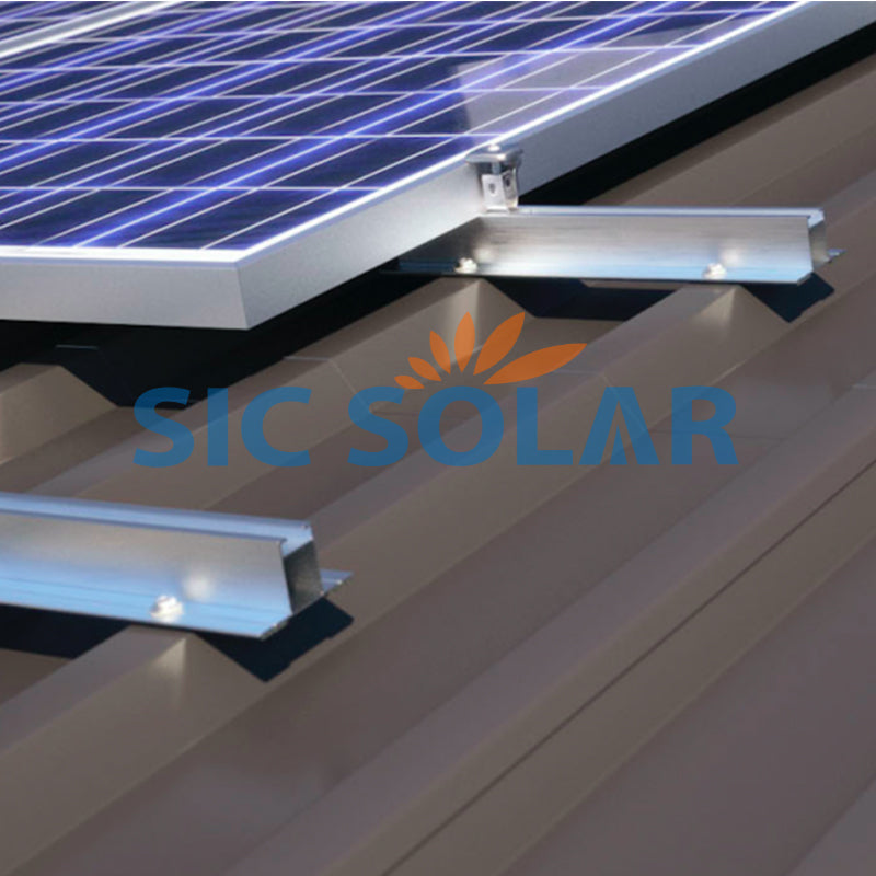 Xiamen Sic New Energy Technology Co., Ltd. - Montagesysteme - Solar mini rail for trapezoidal metal sheet SIC-TC-15 - Art. 8217