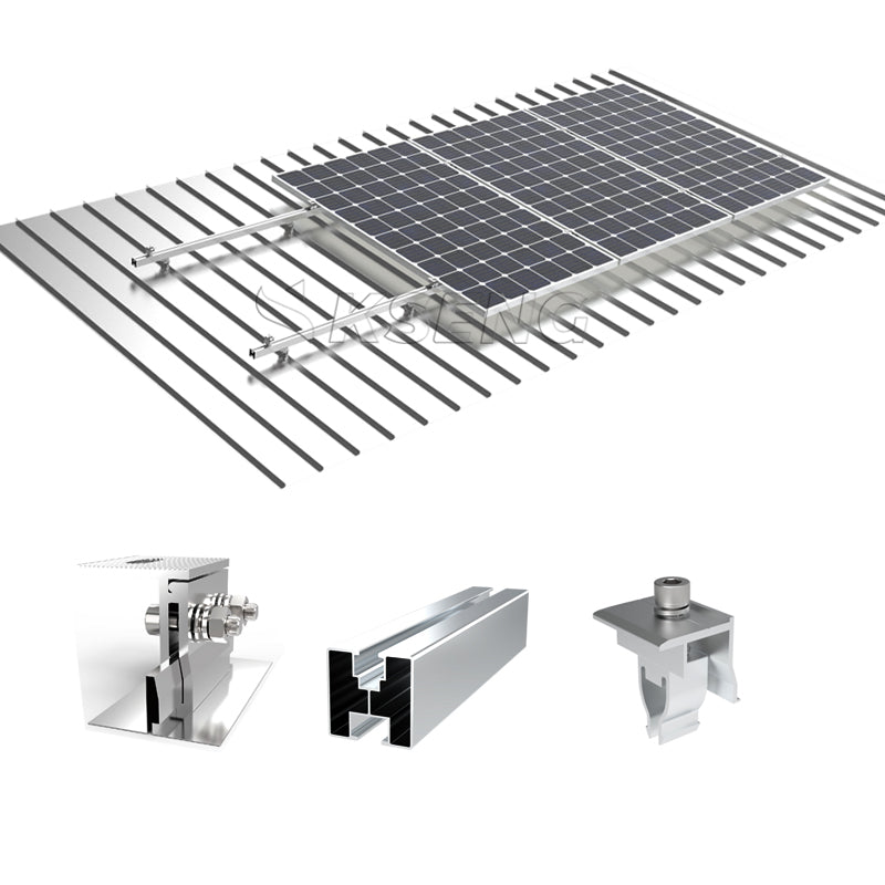 Xiamen Kseng Metal Tech Co., Ltd. - Montagesysteme - Solar roof clamp metal roof mounting system Solar roof clamp metal roof mounting system - Art. 7890