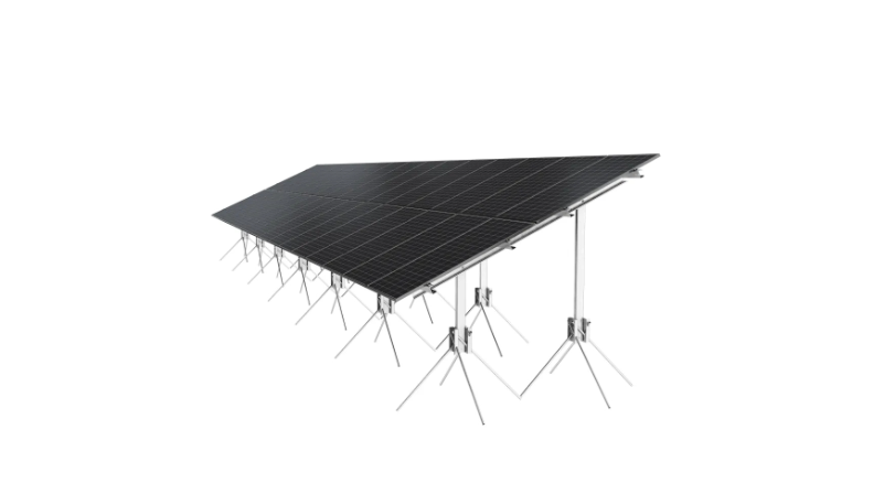 Solarics_Corab Montagesysteme 25° Freifeldtisch 2M stehend für 24 Module