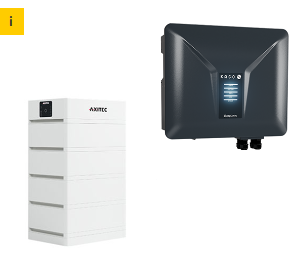 AXITEC + KACO Solarspeicher AXISTORAGE LI SV1 13.5 + BLUEPLANET 12.0 NH3 M3