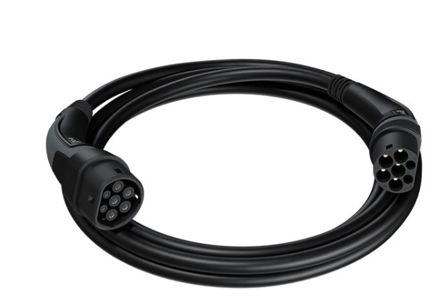 Solarics_go-e Ladekabel Typ2 Black Ed., 22kW, 7,5m