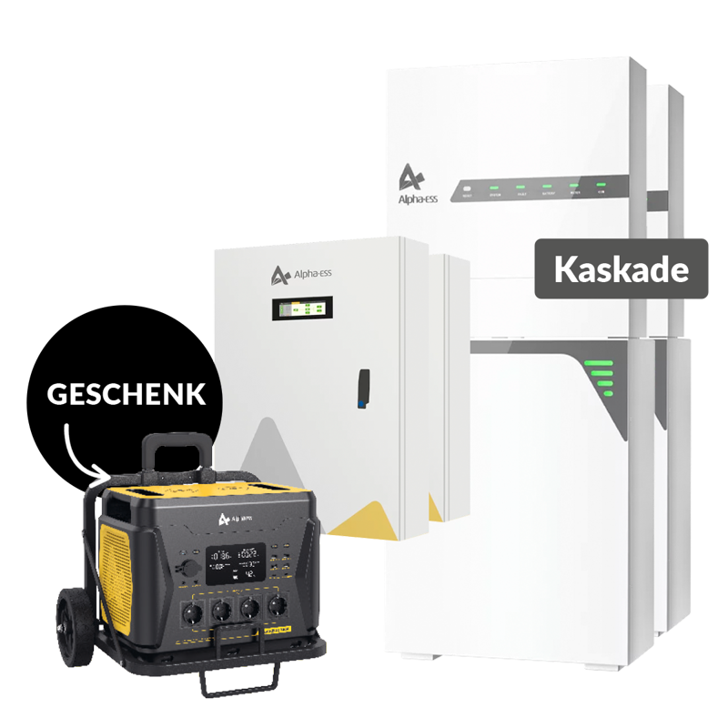 Alpha Speichersysteme SMILE-Hi10 Kaskade Variante 2 mit 2x Backup Box Plus + BlackBee1000 geschenkt