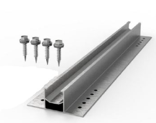 iEnergy Trapezblechschiene 380mm Set inkl Dünnbl.schrauben