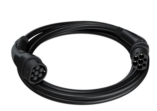 Solarics_go-e Ladekabel Typ2 Black Ed., 22kW, 5m