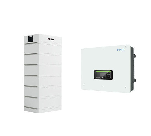 Solarics_AXITEC + SOFAR Solarspeicher AXISTORAGE LI SV1 20.2 + HYD 15KTL-3PH HYBRID-WR HV-SPEICHERSYSTEM, 20,2 KWH NUTZBAR, 3-PHASIG