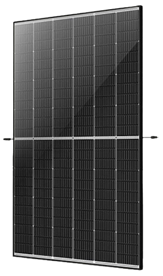Solarics_TRINA SOLAR Solarmodul TSM-430DE09R.08 VERTEX S EVO2, RAHMEN SCHWARZ, FRONT WEISS