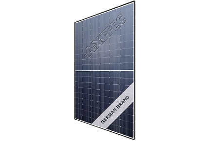 Solarics_AXITEC Solarmodul AXIWORLDPERFECT FXXL WB AC-430TFM/108WB EVO2, RAHMEN SCHWARZ, FRONT WEISS