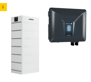 AXITEC + KACO Solarspeicher AXISTORAGE LI SV1 20.2 + BLUEPLANET 12.0 NH3 M3