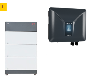 BYD + KACO Solarspeicher B-BOX HVS 7.7 + BLUEPLANET HYBRID 12.0 NH3-M3