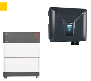 BYD + KACO Solarspeicher B-BOX HVS 5.1 + BLUEPLANET HYBRID 8.0 NH3-M3
