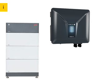 BYD + KACO Solarspeicher B-BOX HVS 7.7 + BLUEPLANET HYBRID 8.0 NH3-M3