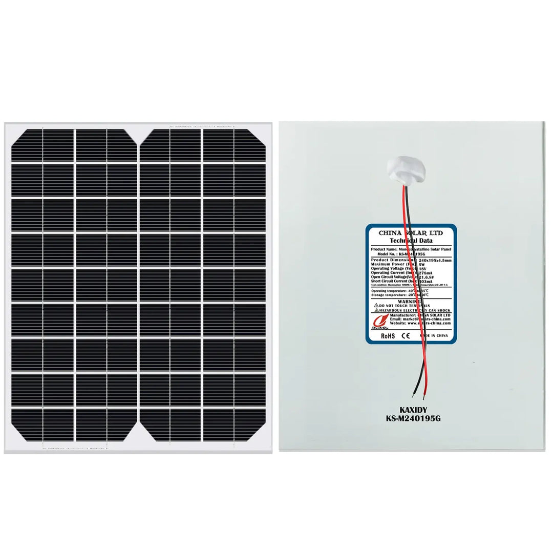 Solarmodul KS-M240195G 5W 18V
