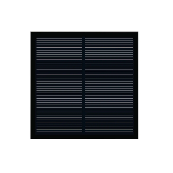 Solarmodul KS-M8080GB Schwarzes Solarpanel 0,8 W 4 V