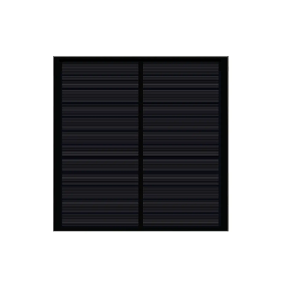Solarmodul KS-M9090GB Schwarzes Solarpanel 1W 6V