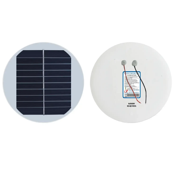 Solarmodul KS-Q102G Round Solar Panel 5V