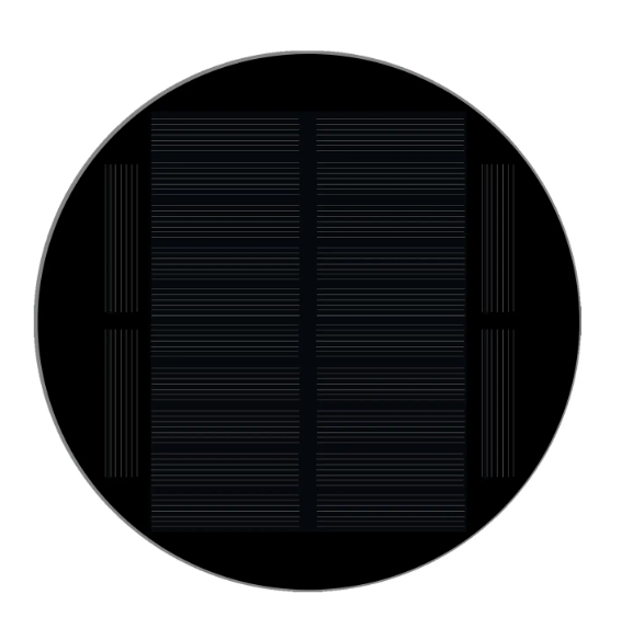 Solarmodul KS-Q137P Rundes Solarpanel 1,8 W 6 V