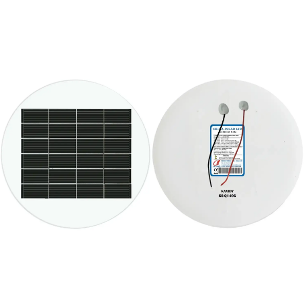 Solarmodul KS-Q140G Round Solar Panel 1.5W 6V