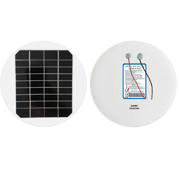 Solarmodul KS-Q158G Round Solar Panel 2W 9V