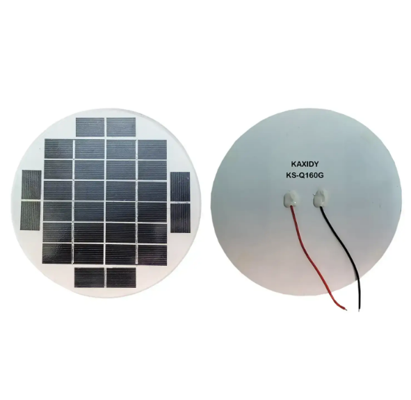 Solarmodul KS-Q16OGV Round Solar Panel 2W 6V