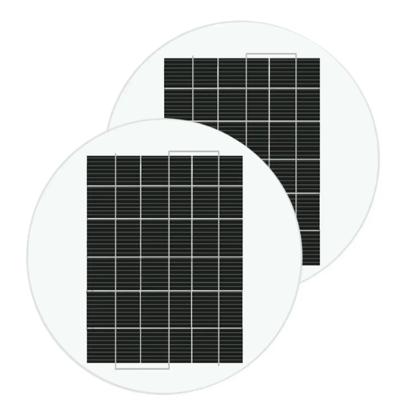 Solarmodul KS-Q280G Round Solar Panel 7.5W 9V