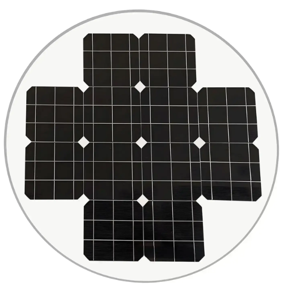 Solarmodul KS-Q60W Round Solar Panel 60W