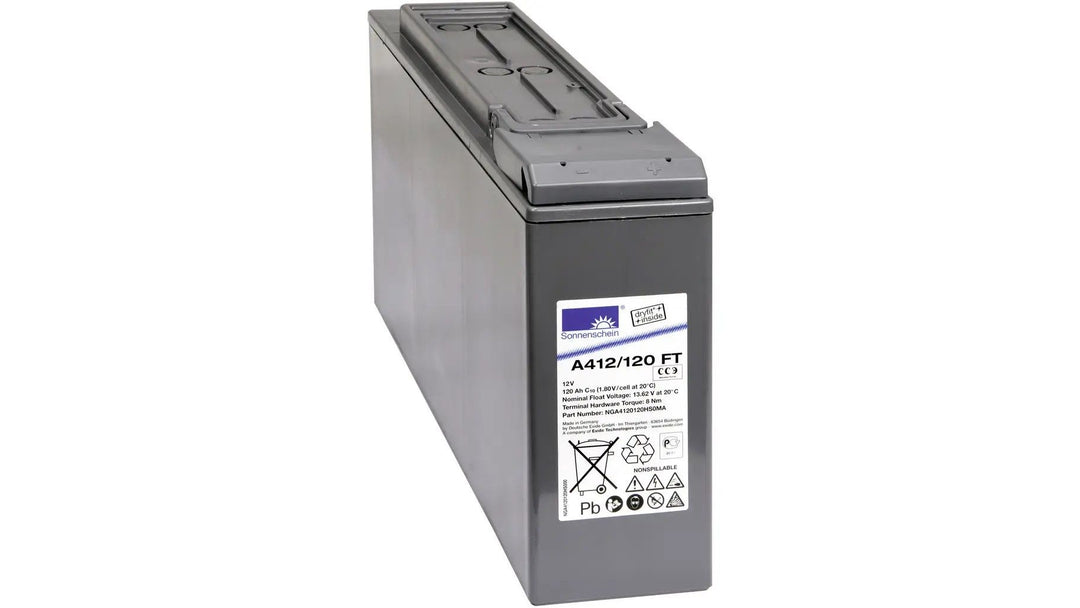 Sonnenschein Bleiakku A412/120 FT – Wartungsfreier Gel-Akku 12V 120Ah inkl. MTZ