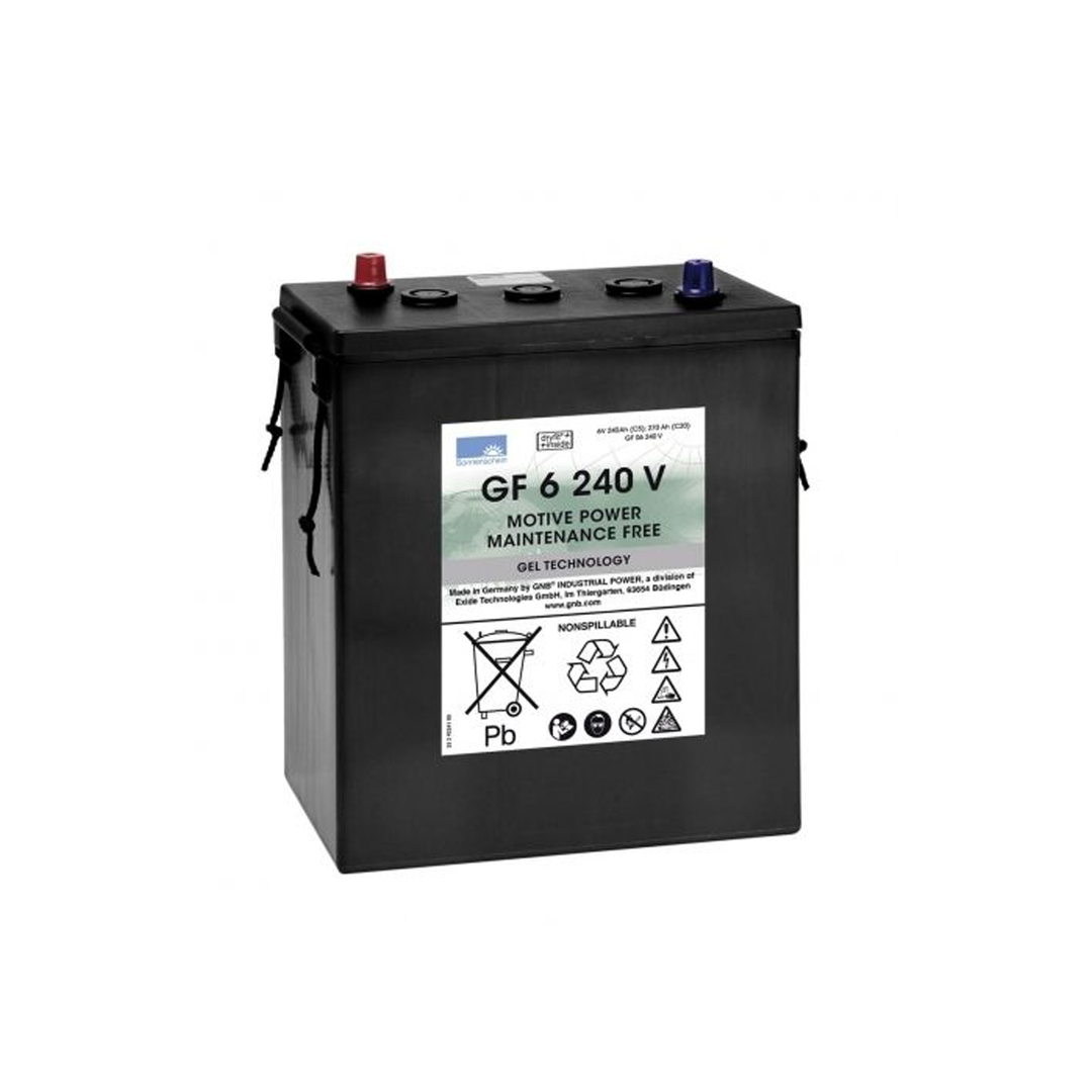 Sonnenschein Bleiakku GF 06 240 V – 6V Traktionsbatterie für zyklische Anwendungen inkl. MTZ