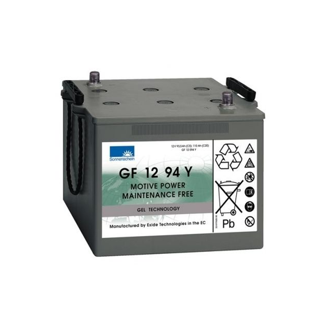 Sonnenschein Gel-Bleiakku GF 12 094 Y – 12V 94Ah inkl. MTZ | Wartungsfreie Traktionsbatterie