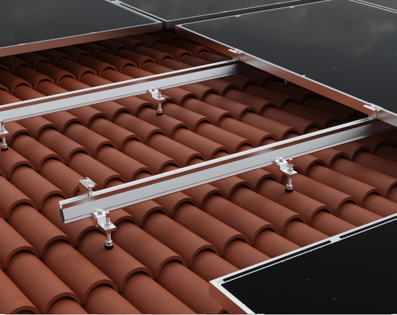 Nova, Inc. - Montagesysteme - Spanish Tile Roof Mounting System Spanish Tile Roof Mounting System - Art. 10828