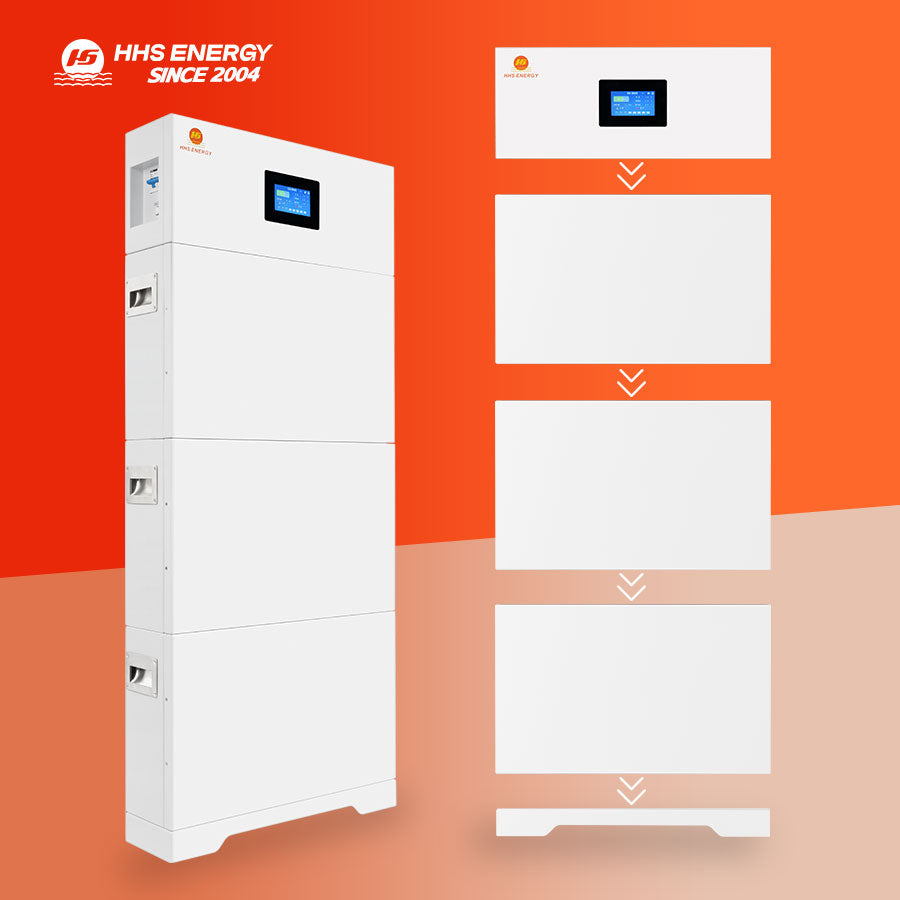 Shenzhen HongHaosheng Electronics Co., Ltd. - Speicher - Stackable Wall Batteries 48V/51.2V 15KWh 30KWh HHS-ST512300 - Art. 30484