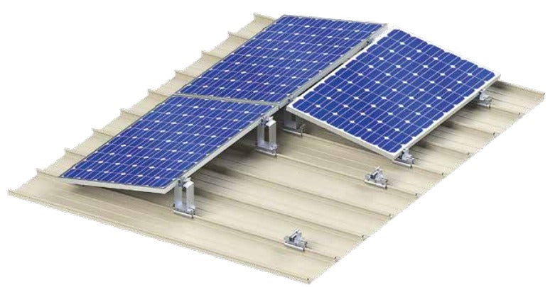 Power Solution Industries L.L.C. - Montagesysteme - Standing Seam Low Height Double Landscape System PSI Kolhai - Art. 9032