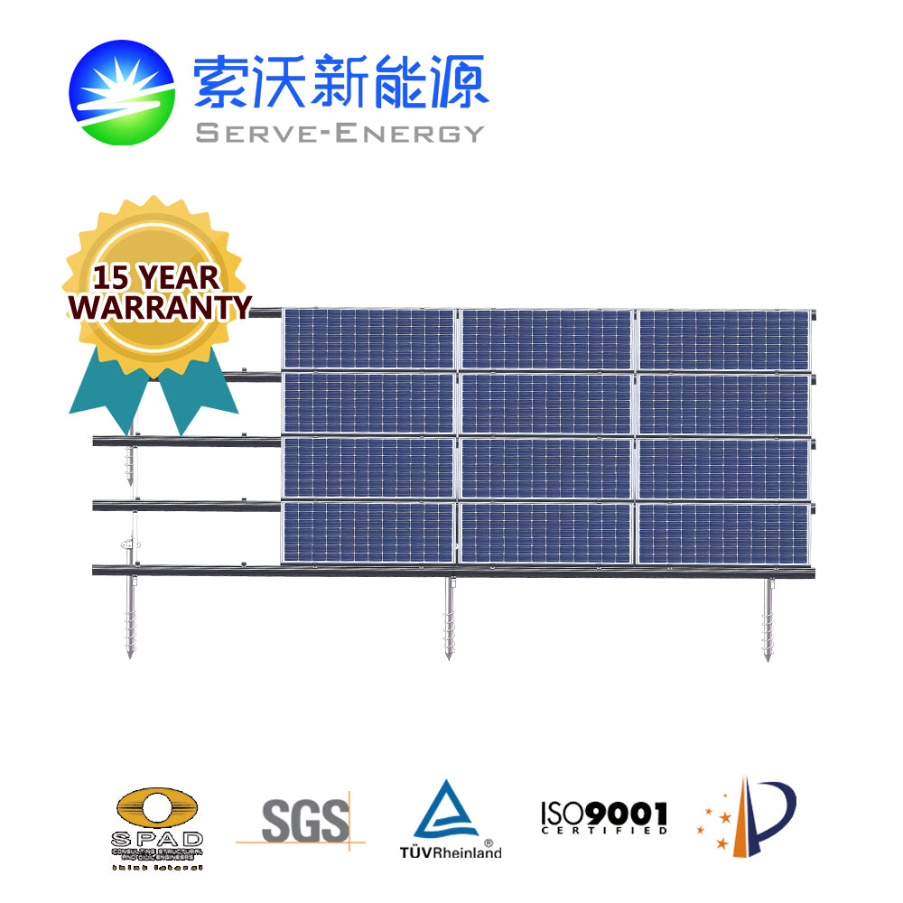 Serve (Xiamen) New Energy Co., Ltd. - Montagesysteme - Steel & Aluminum Combined Ground PV Mounting Sy... STTS® SGro CA - Art. 6079