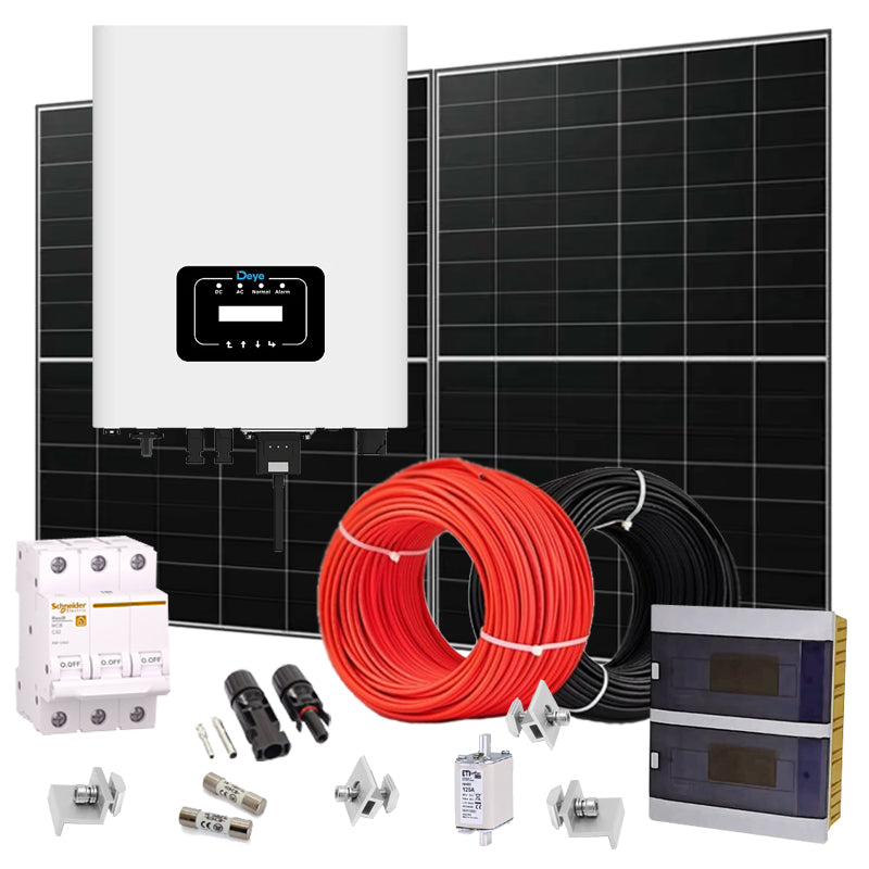 Grid Solaranlage 10 kW Deye+LONGI (Wechselrichter-10kW, Panels-10,12kW)
