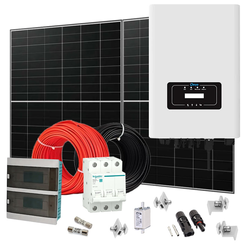 Grid Solaranlage 15 kW Deye+LONGI (Wechselrichter-15kW, Panels-15,64kW)
