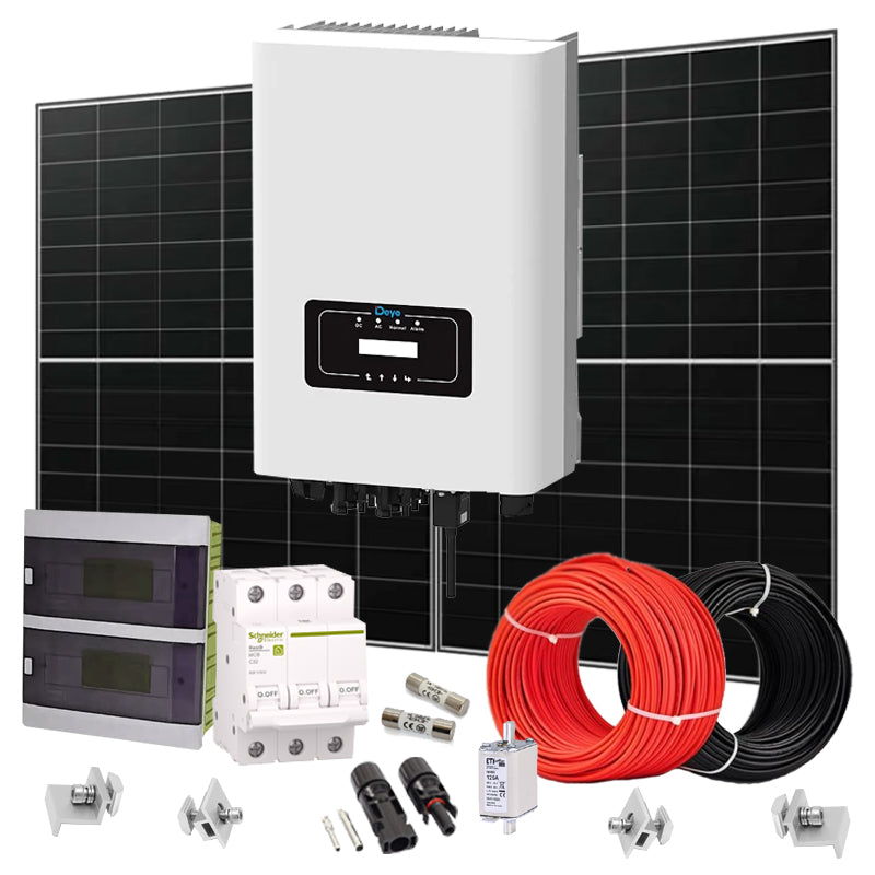Grid Solaranlage 20 kW Deye+LONGI (Wechselrichter-20kW, Panels-20,24kW)