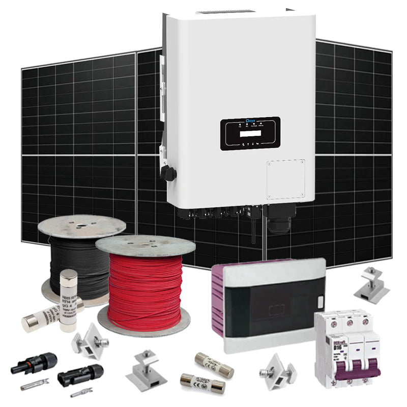 Grid Solaranlage 45 kW Deye+LONGI (Wechselrichter-45kW, Panels-45,08kW)