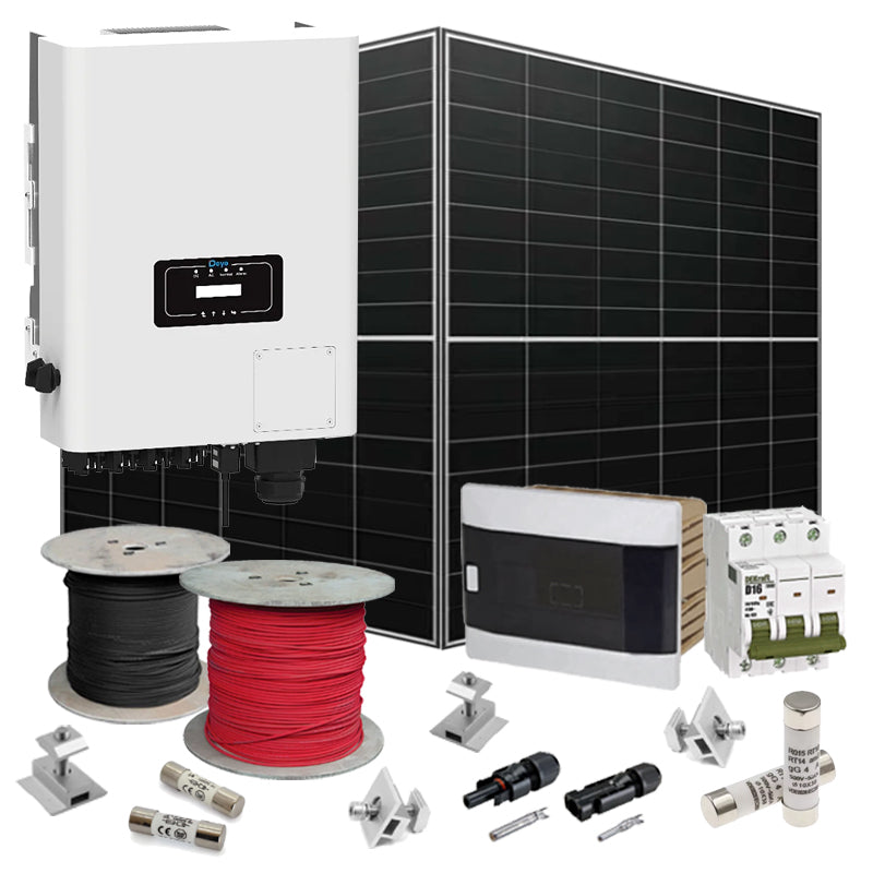 Grid Solaranlage 50 kW Deye+LONGI (Wechselrichter-50kW, Panels-50,6kW)