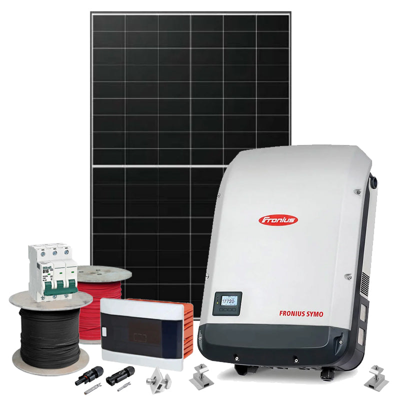 Grid Solaranlage 20 kW Fronius+LONGI (Wechselrichter-20kW, Panels-20,24kW)