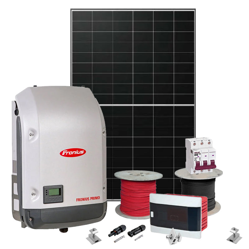Grid Solaranlage 8,2 kW Fronius+LONGI (Wechselrichter-8,2kW, Panels-8,28kW)