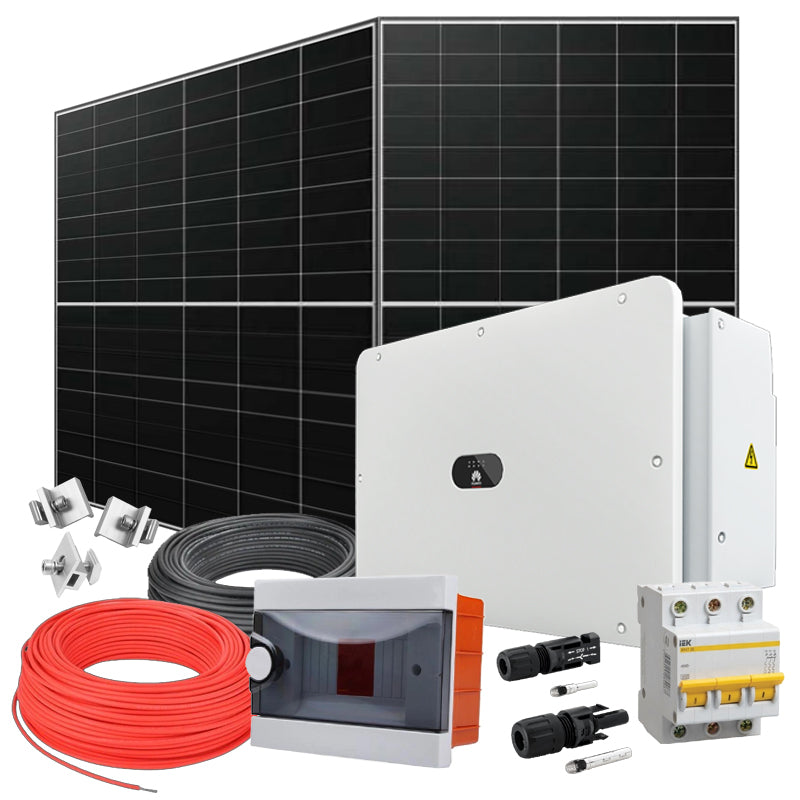 Grid Solaranlage 100 kW Huawei+LONGI (Wechselrichter-100kW, Panels-100,28kW)