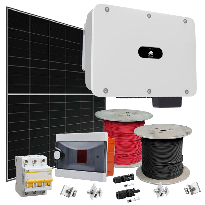 Grid Solaranlage 30 kW Huawei+LONGI (Wechselrichter-30kW, Panels-31,28kW)