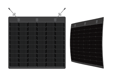 AUO Corporation - Solarmodul - SunCurva PM030MF7 160-165W  Flexible Light Weight 160 - Art. 235453