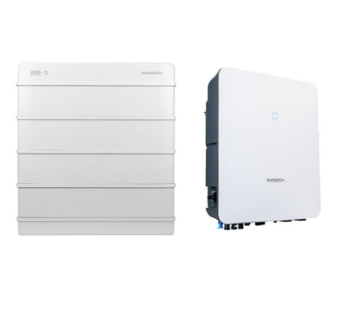 Sungrow Solarspeicher Sungrow SBR128 V13.2 + SH10.0RT-20-V11 HV-Speichersystem, 12,8 kWh nutzbar, 3-phasig