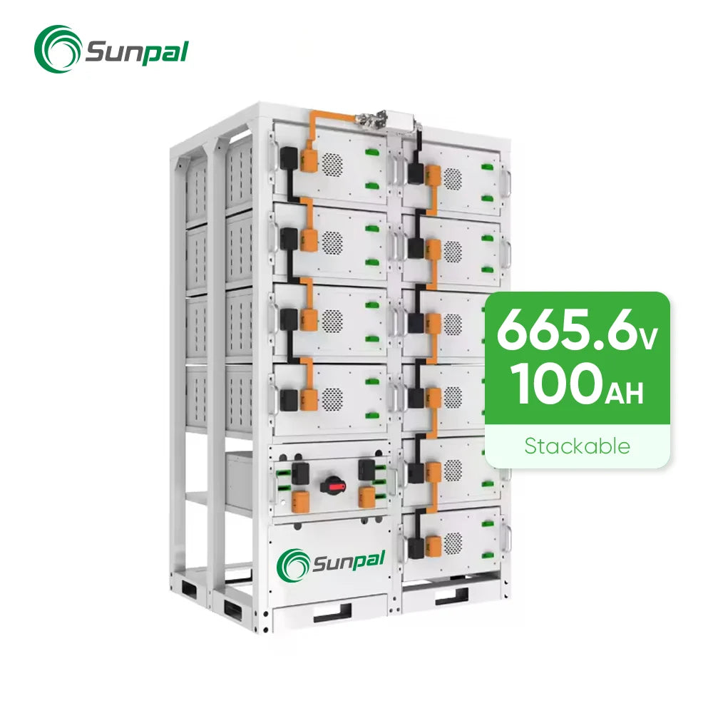 Sunpal Power Co., Ltd. - Speicher - Sunpal 665.6V 100Ah High Voltage LiFePO4 Battery ECO66,56-X1-665,6V 100Ah - Art. 33945