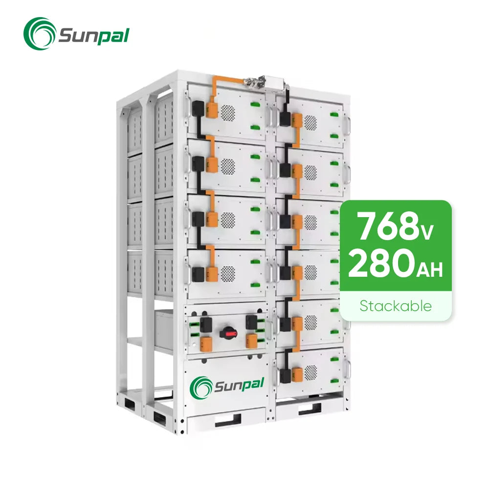 Beny New Energy GmbH - Speicher - Sunpal Power
                                                        Sunpal 768V 280Ah High Voltage LiFePO4 Battery ECO215-X4-768V 280Ah - Art. 35756