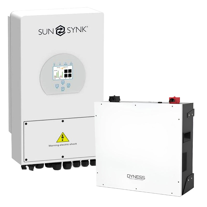 Energiespeichersystem kit SUNSYNK+Dyness (1 Phasen, Wechselrichter-5 kW, Batterie-5.12 kWh)