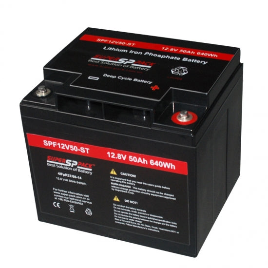 Guangdong Superpack Technology Co., Ltd. - Speicher - Superpack 12V 50Ah LiFePO4 Battery SPF12V50-ST - Art. 18781