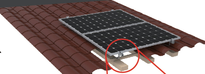 Vooyage International Co., Ltd. - Montagesysteme - T20 Tile Roof Solution T20 Tile Roof Solution - Art. 7195